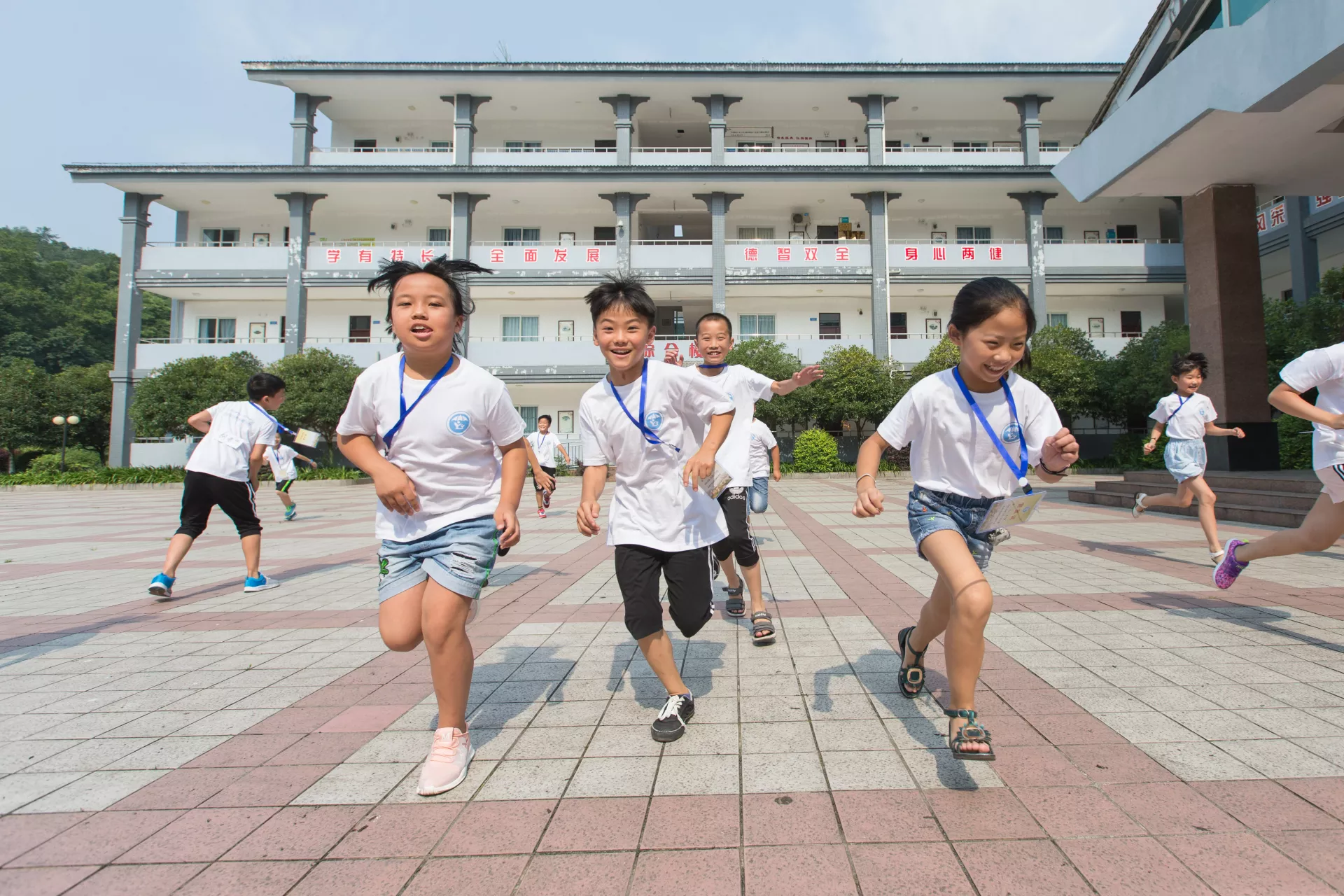 Children participate in a DRR summer camp in Shifang, Sichuan Province in July, 2017.