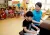 At a music class, Lang Lang plays piano duets with 6-year-old Qin Haixuan, who is nicknamed ‘Lang Lang junior’ for his piano skills, at the kindergarten, and encourages the boy to keep up the good work.