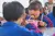 2022年1月4日，在湖南省汝城县沙洲芙蓉学校，学生在食堂吃午餐。