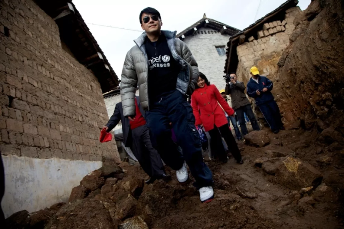 Leon Lai at the frontline of the fight against HIV/AIDS