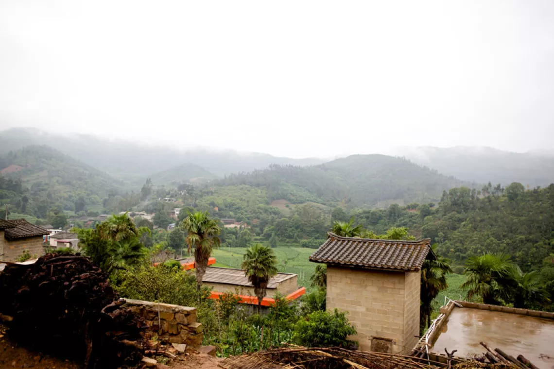 Wuding County of Yunnan Province is one of China's poorest counties.