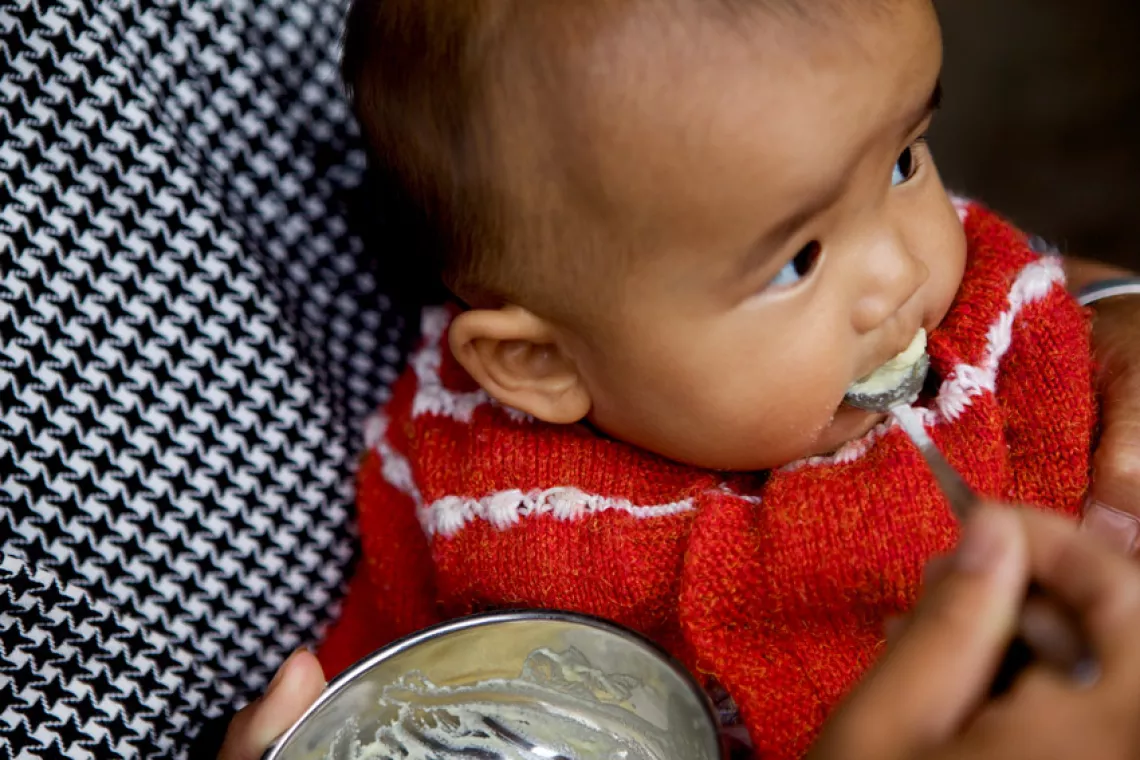 “营养包”是专门针对6至24月龄婴幼儿的营养需要研制而成的