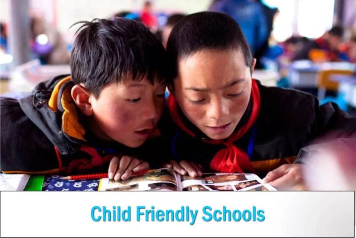 So what are the key signs of a Child Friendly School? There are four “dimensions” to understand.