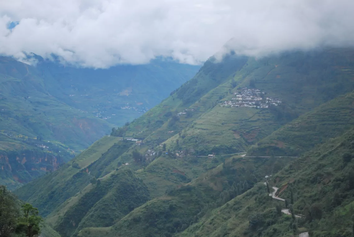 In Butuo County, many villagers live in high-altitude mountainous areas and have no access to pubic roads, electricity, radio or Television signals.