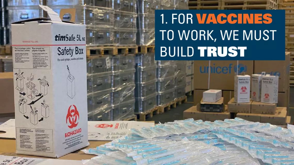 Vaccine trust: Auto-disable syringes and safety boxes