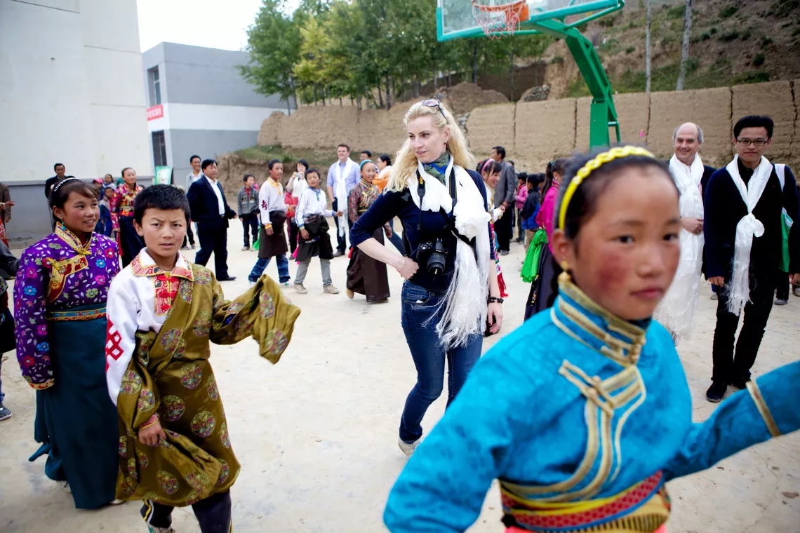 UNICEF is part of a joint UN programme in Jinyaun Township, Qinghai Province aiming to improve the quality of education for ethnic minorities by introducing culturally sensitive teaching practices.