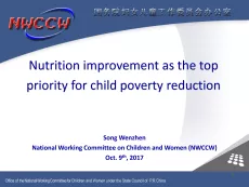 Nutrition improvement as the top priority for child poverty reduction