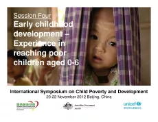 Session Four Early childhood development