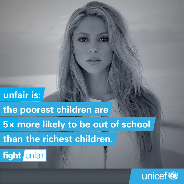 UNICEF Ambassadors Shakira